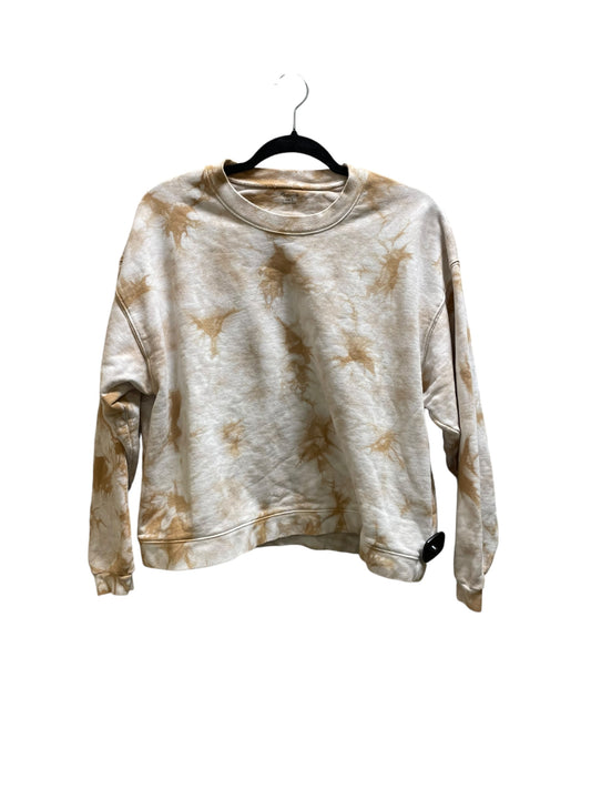 Sweatshirt Collar By Madewell In Tan, Size: L