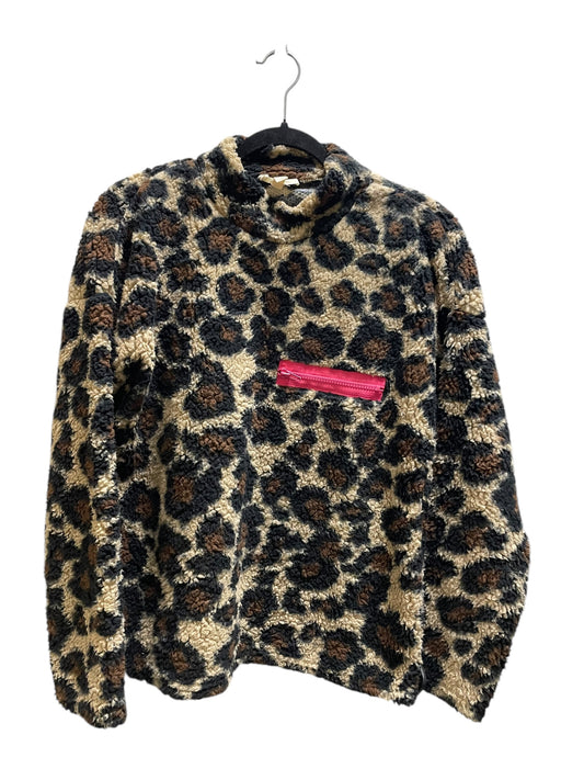 Sweater By Clothes Mentor In Animal Print, Size: L