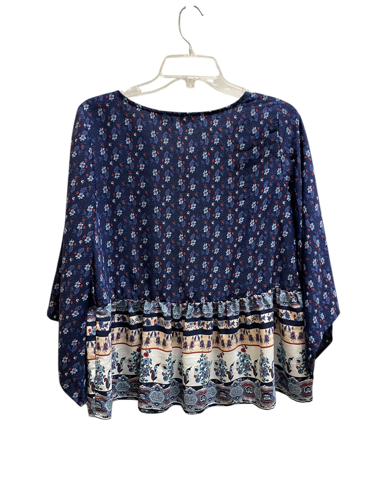 Top Long Sleeve By Altard State In Blue, Size: M