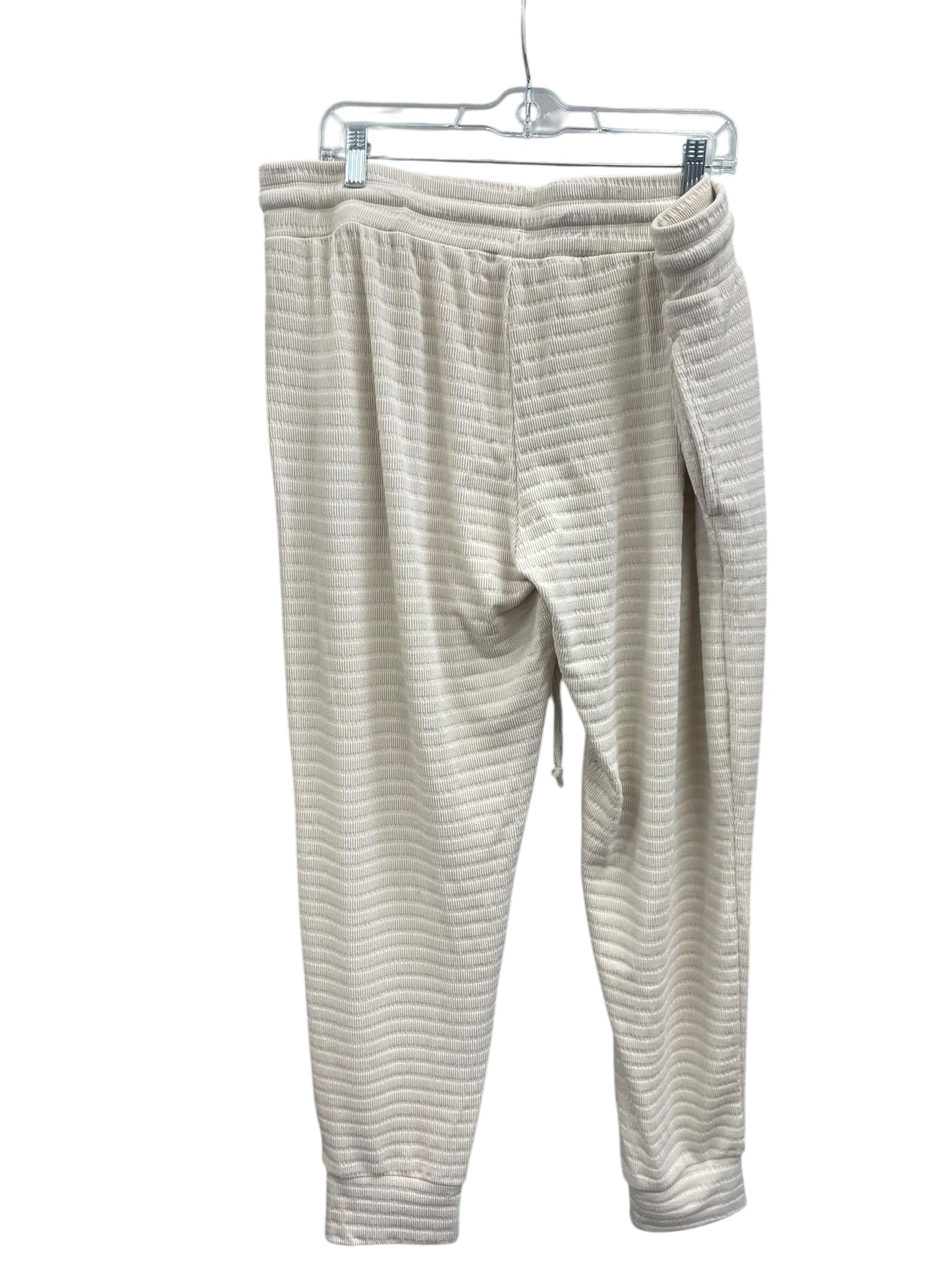 Pants Lounge By Clothes Mentor In Cream, Size: Xxl