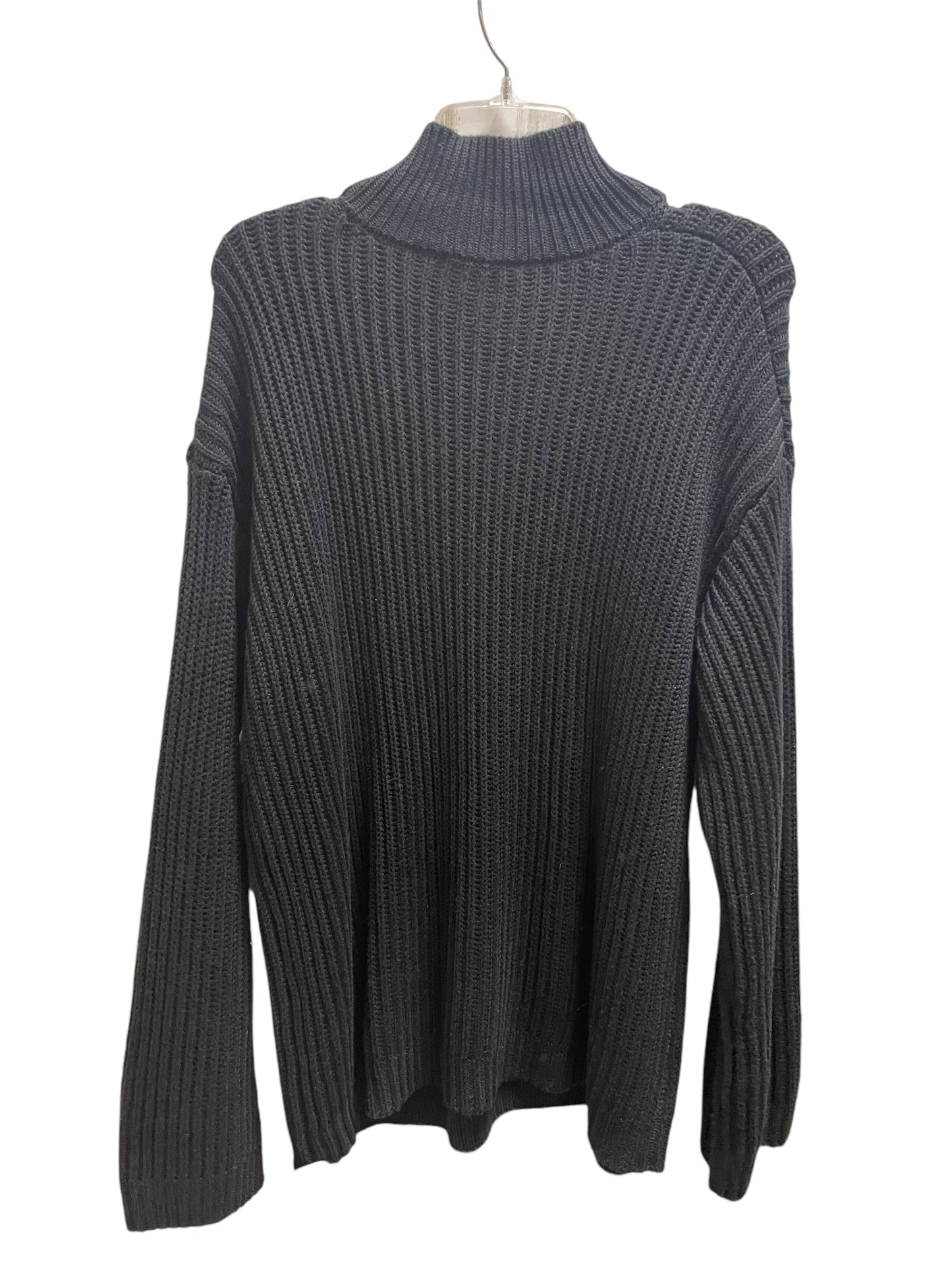 Sweater By Clothes Mentor In Black, Size: L