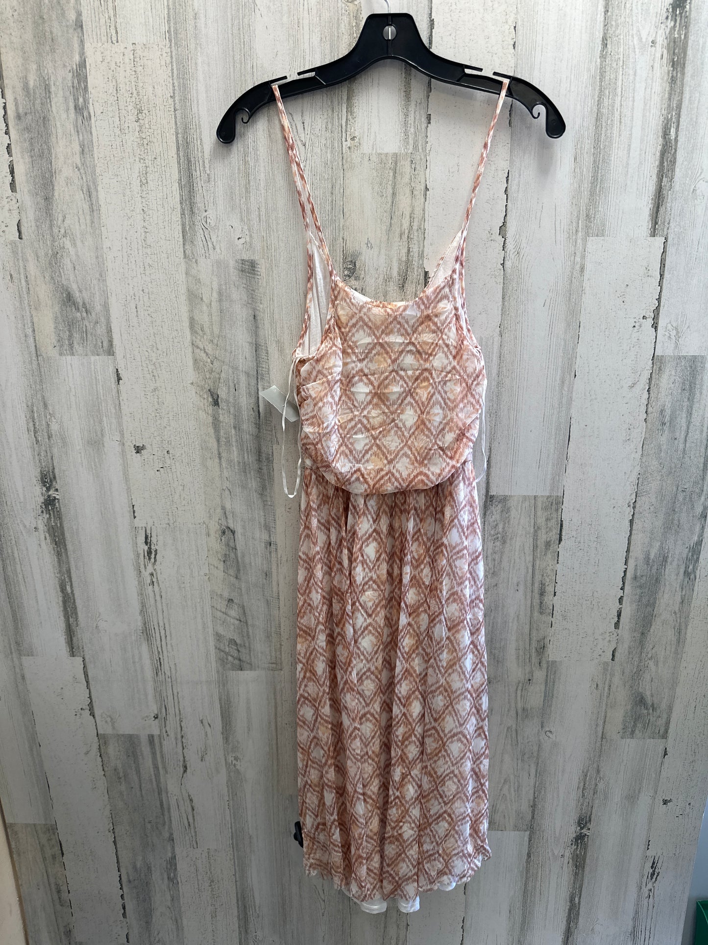 Orange Dress Casual Midi Free People, Size L