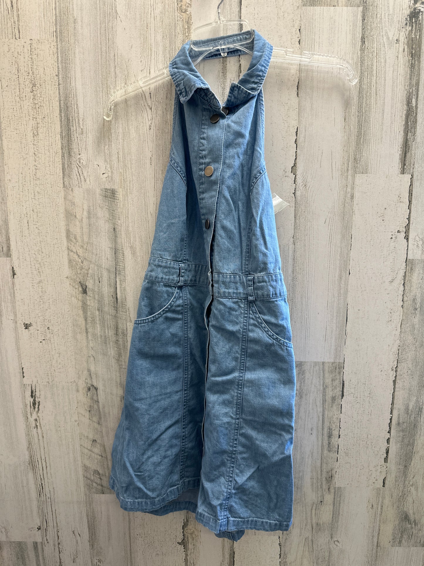 Blue Denim Dress Casual Short Free People, Size S