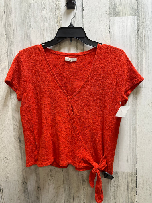 Red Top Short Sleeve Madewell , Size S