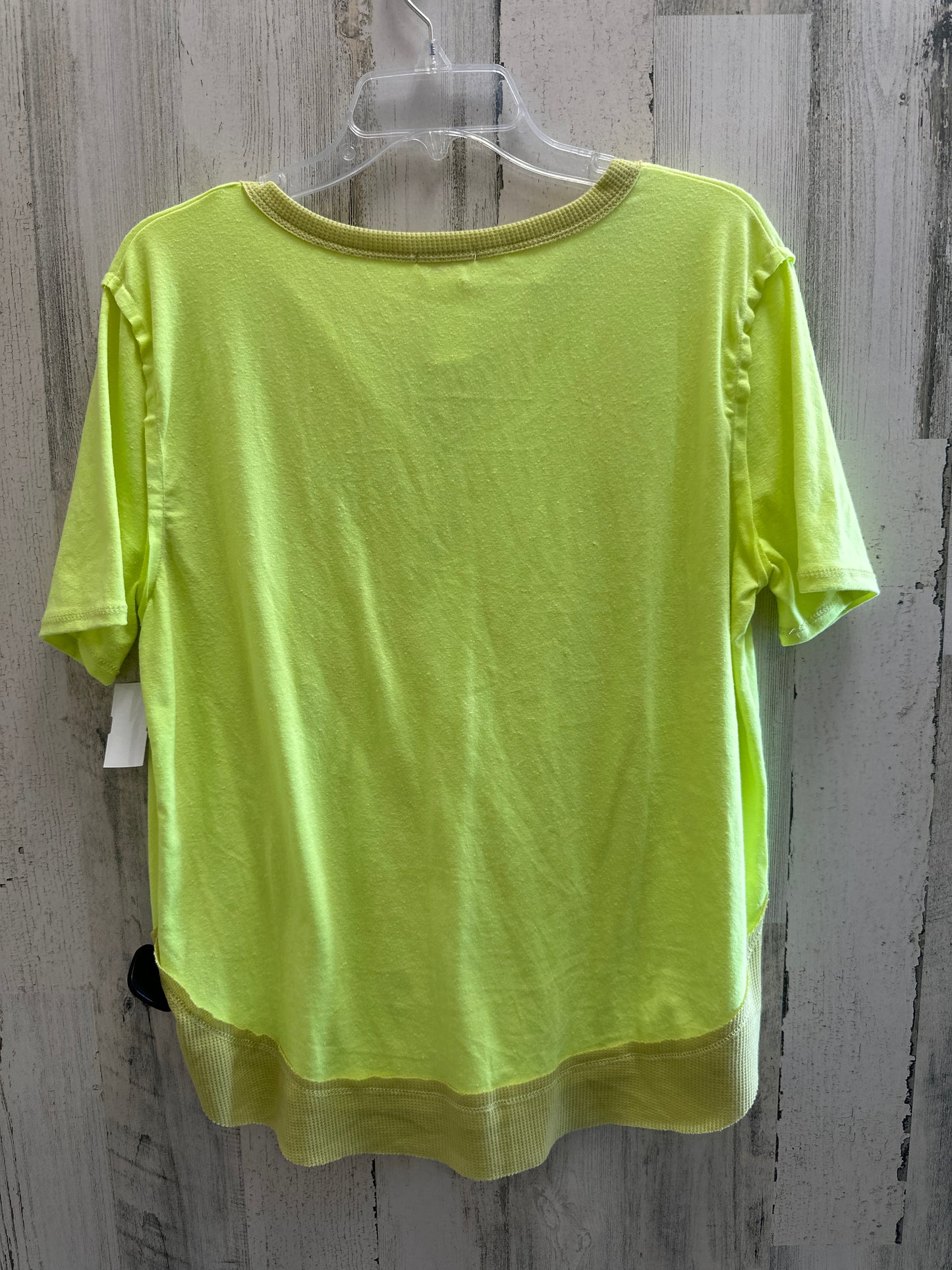 Yellow Top Short Sleeve Bibi, Size S