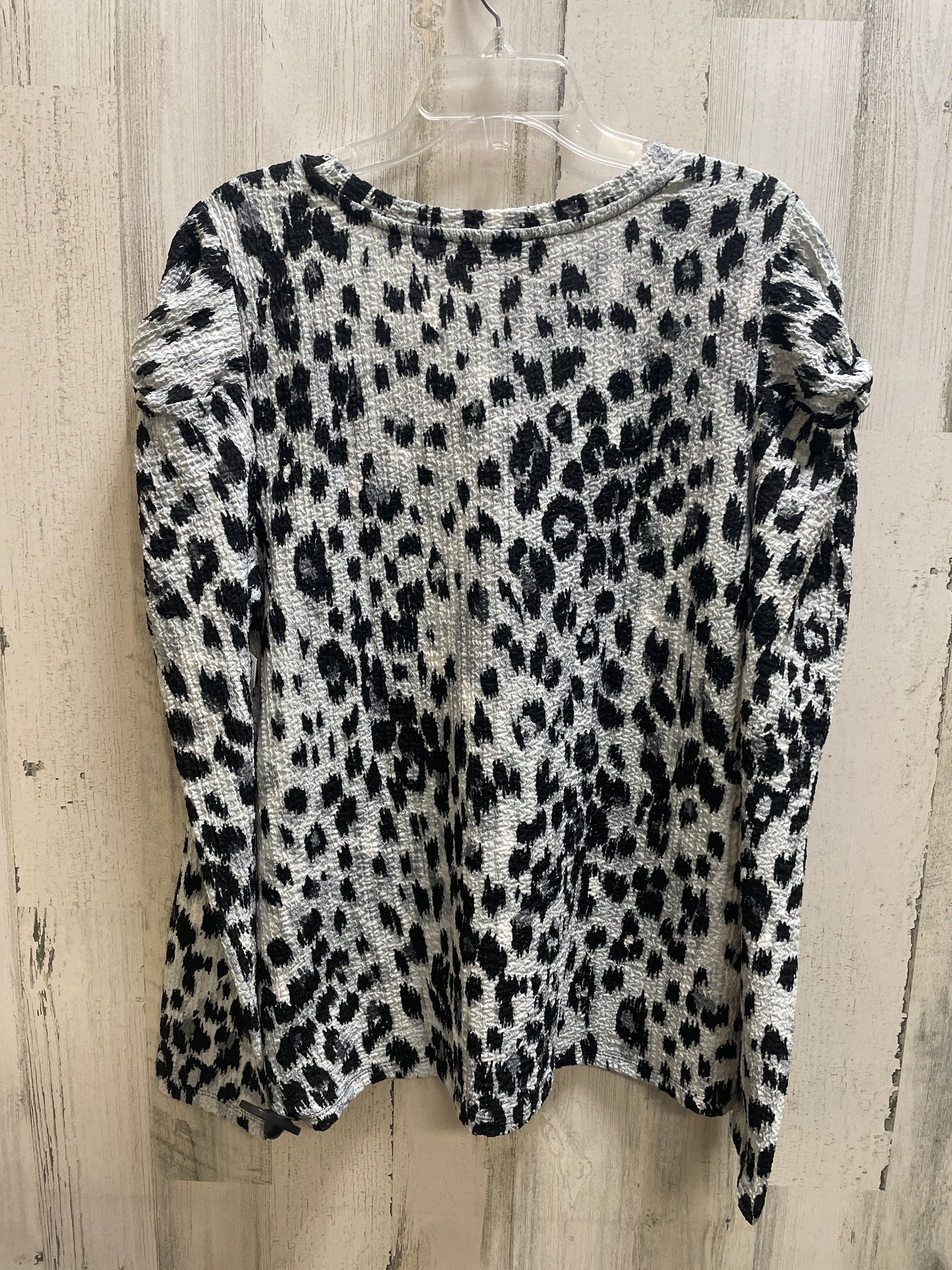 Top Long Sleeve By Loft In Animal Print, Size: Xl