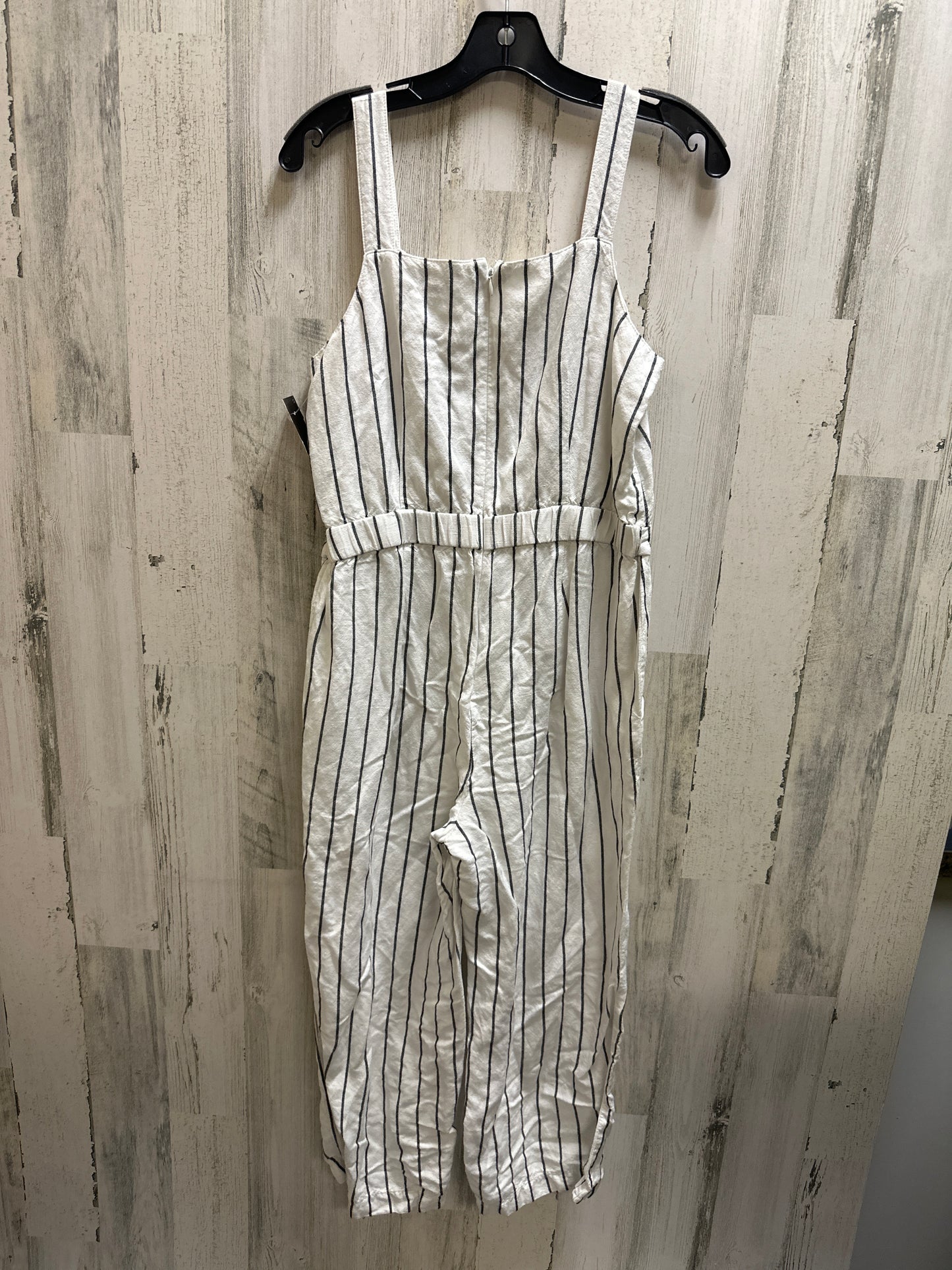 Striped Pattern Jumpsuit Loft, Size S