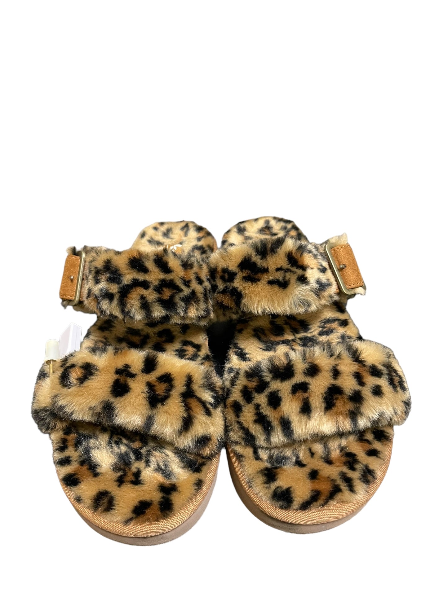 Sandals Flats By Koolaburra By Ugg In Animal Print, Size: 7