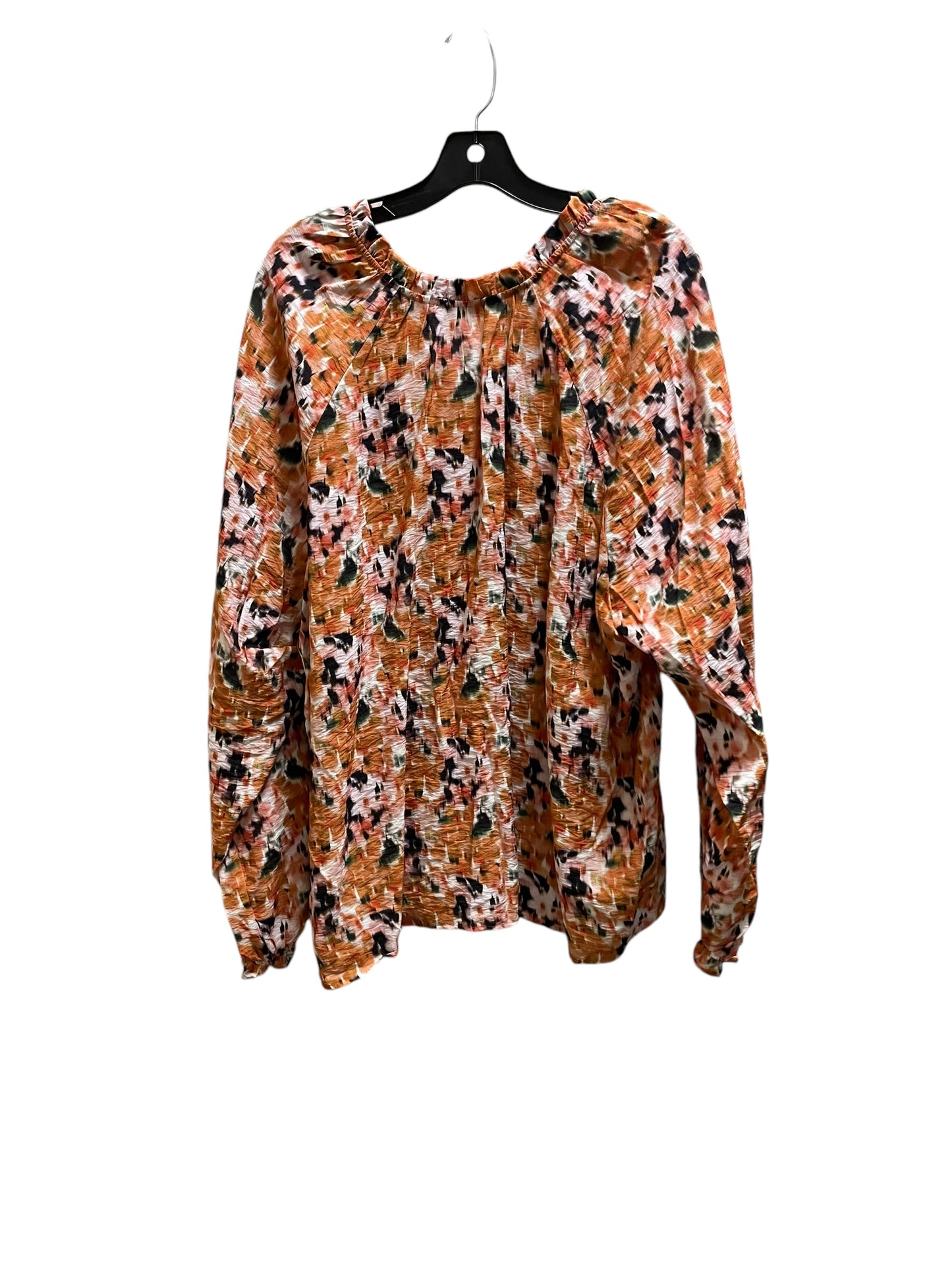 Top Long Sleeve By Clothes Mentor In Multi-colored, Size: 4x