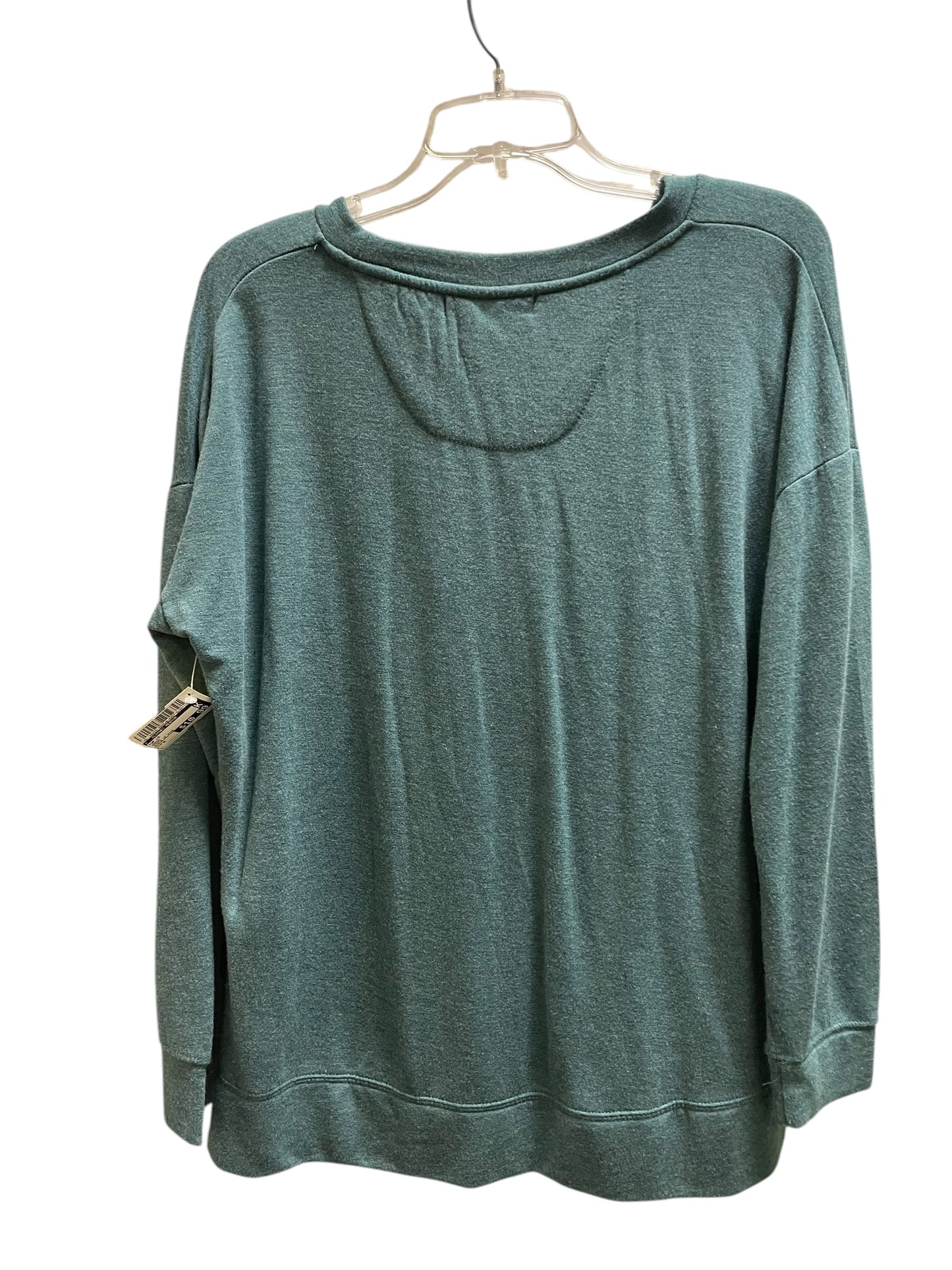 Top Long Sleeve By Clothes Mentor In Green, Size: M