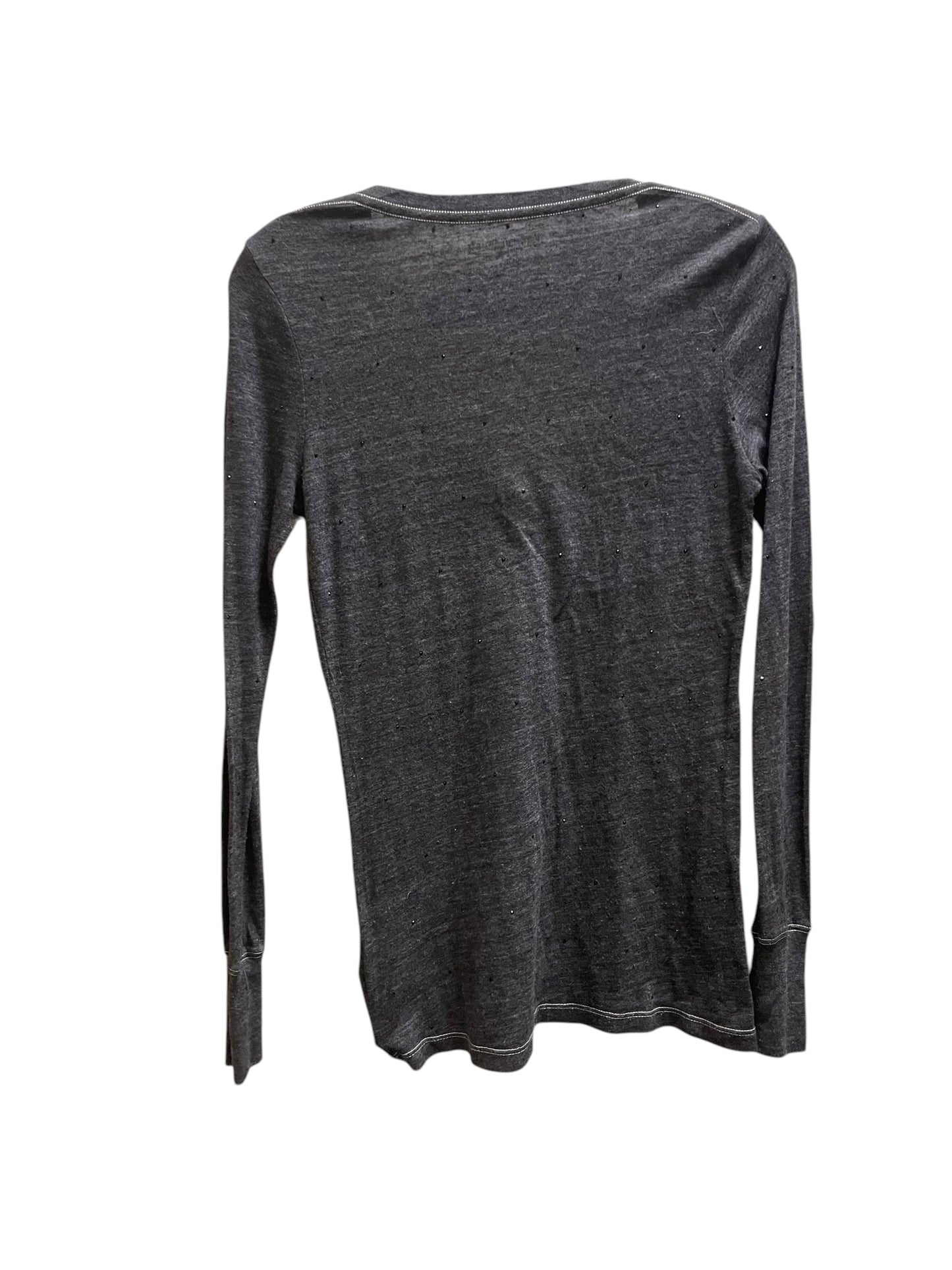 Top Long Sleeve By True Religion In Grey, Size: Xs