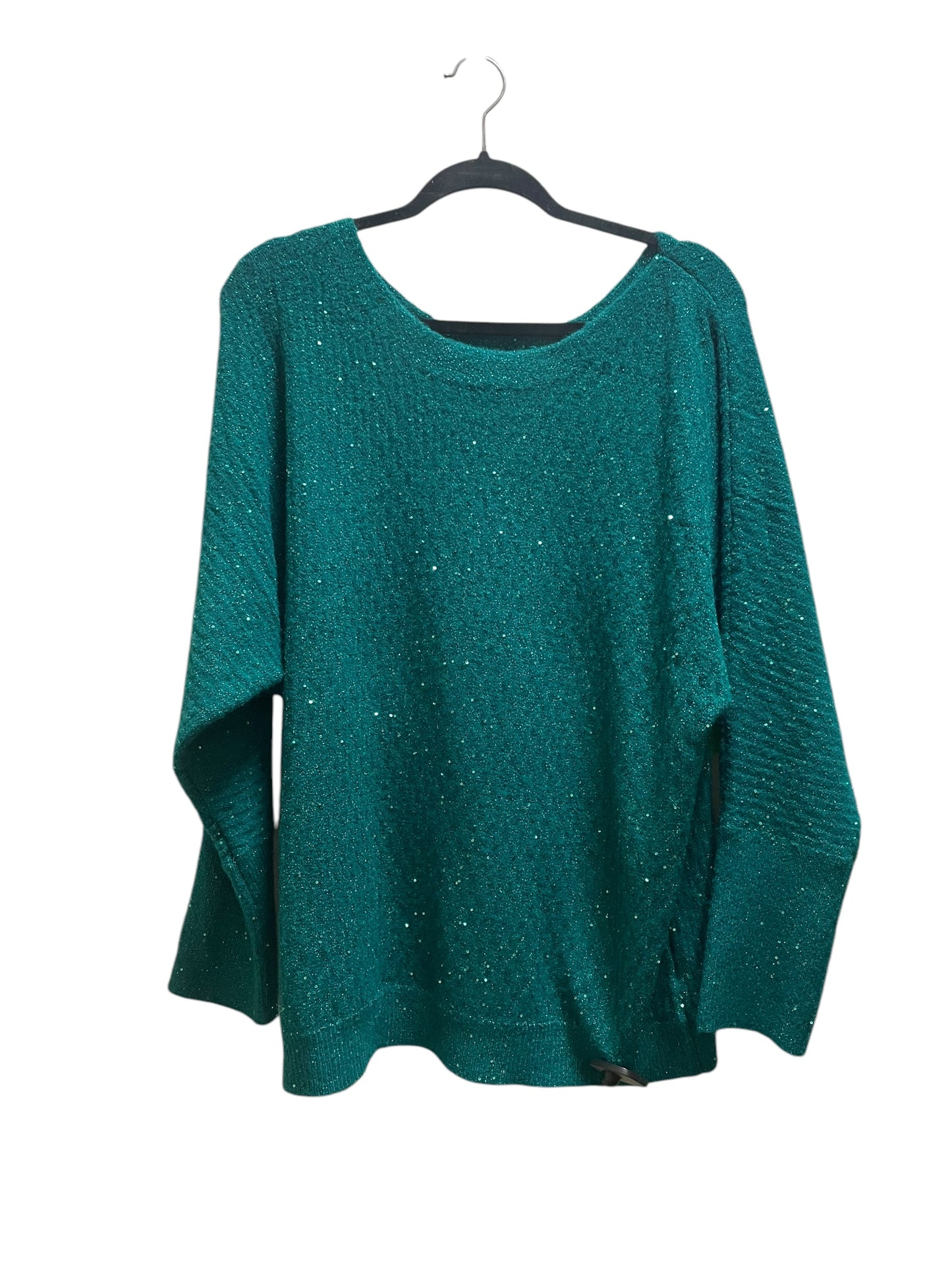 Sweater By Clothes Mentor In Green, Size: Xl