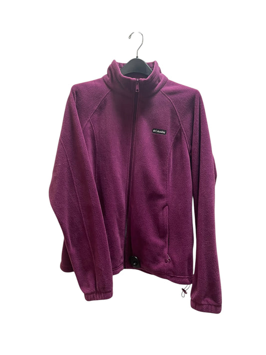 Jacket Fleece By Columbia In Purple, Size: Xl