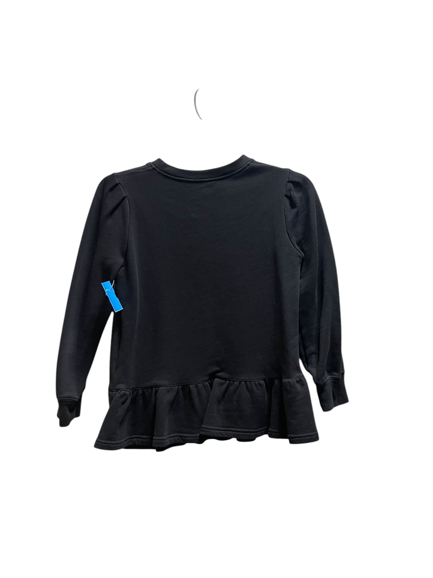 Top Long Sleeve Designer By Kate Spade In Black, Size: Xs