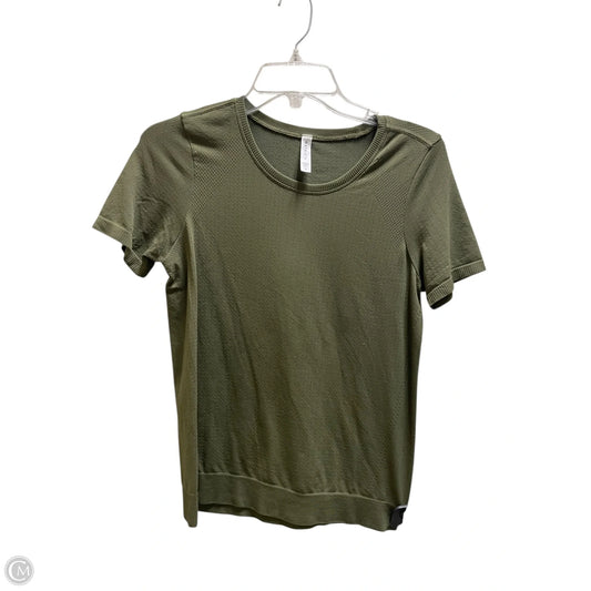 Top Short Sleeve By Athleta In Green, Size: S
