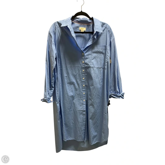 Dress Casual Midi By Maeve In Blue, Size: L