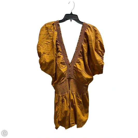 Romper By Anthropologie In Brown, Size: M