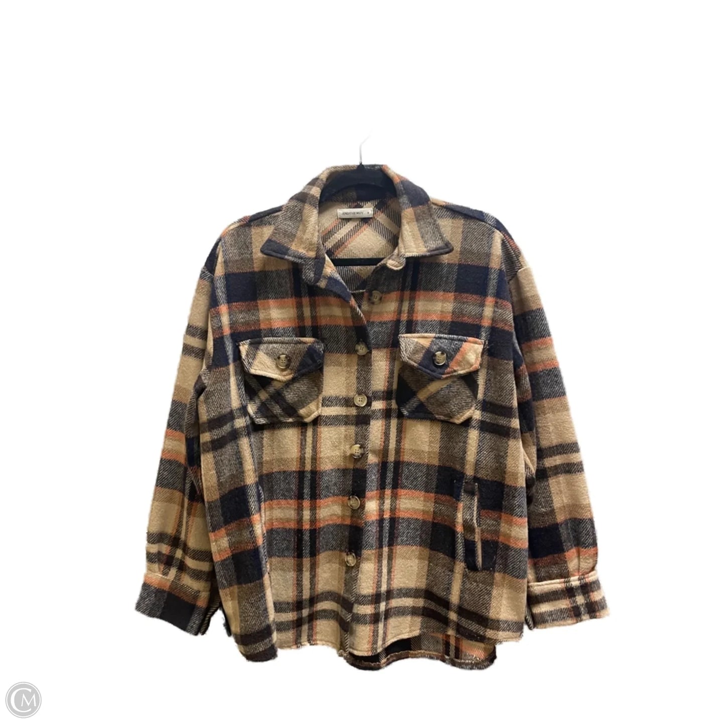Coat Other By Andthewhy In Plaid Pattern, Size: M