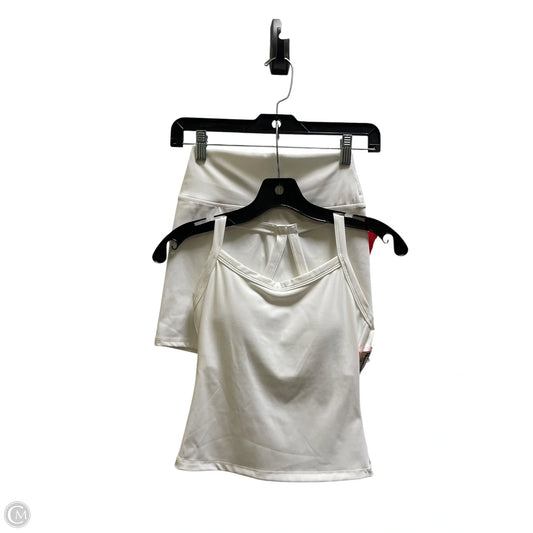 Athletic Shorts 2pc By Clothes Mentor In White, Size: Xs