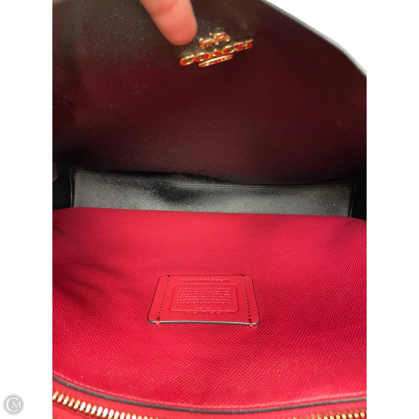 Handbag Designer By Coach, Size: Large