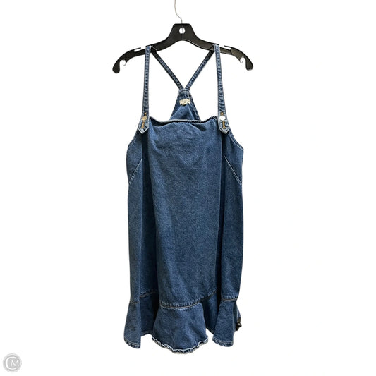 Dress Casual Short By Pilcro In Blue Denim, Size: L