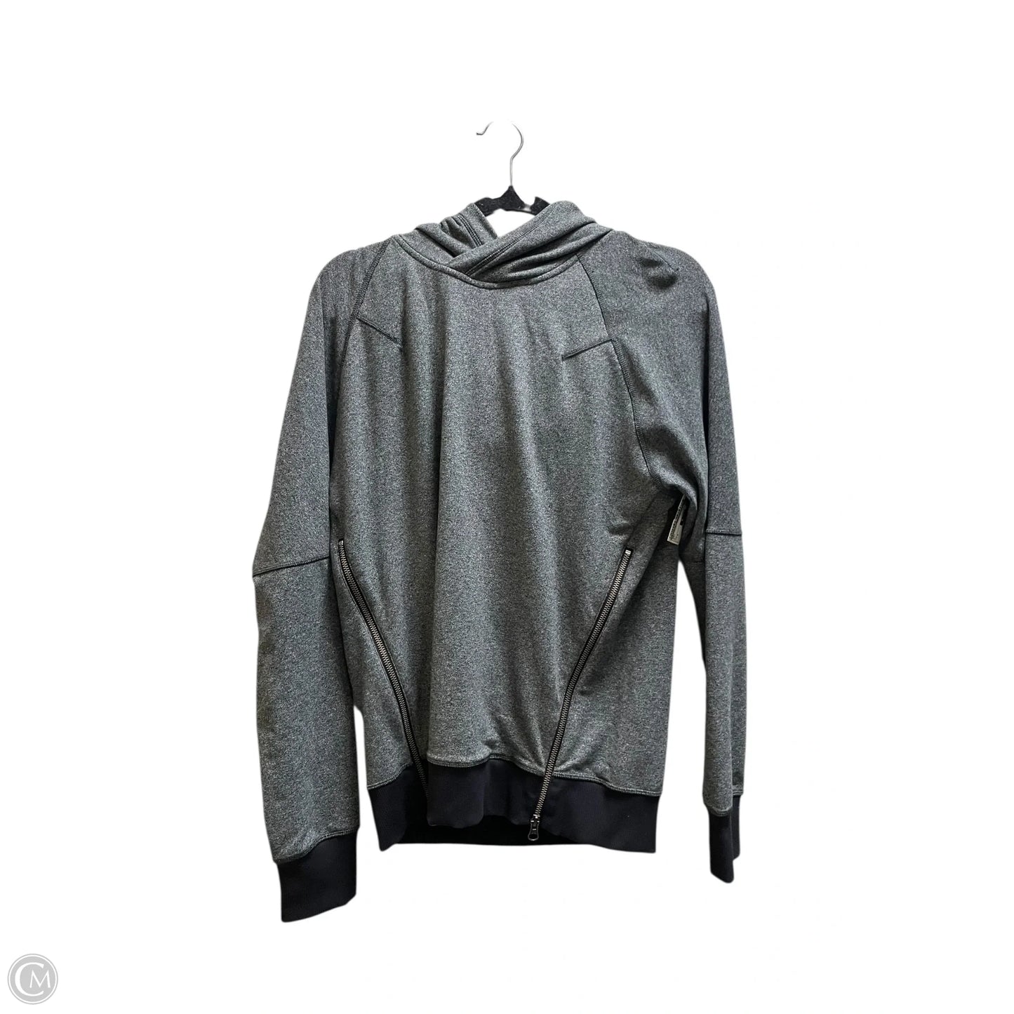 Sweatshirt Hoodie By Lululemon In Grey, Size: 4