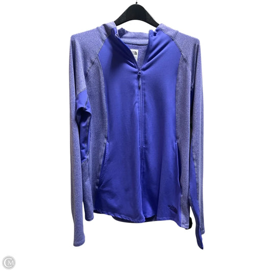 Athletic Jacket By The North Face In Purple, Size: Xl