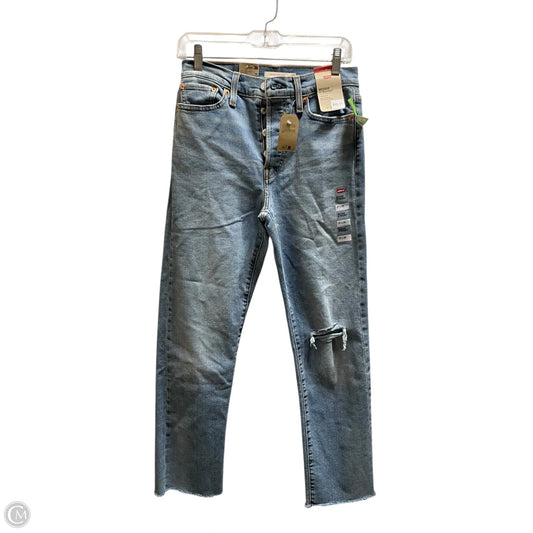Jeans Straight By Levis In Blue, Size: 4