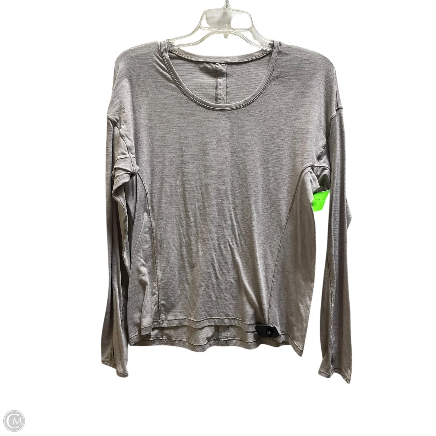 Athletic Top Long Sleeve Crewneck By Lululemon In Purple, Size: S