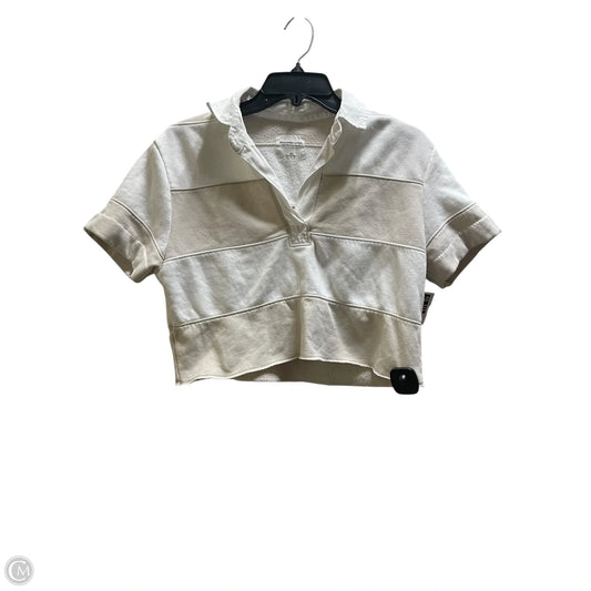 Top Short Sleeve By Abercrombie And Fitch In Striped Pattern, Size: Xs