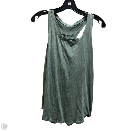 Athletic Tank Top By Lululemon In Green, Size: 10