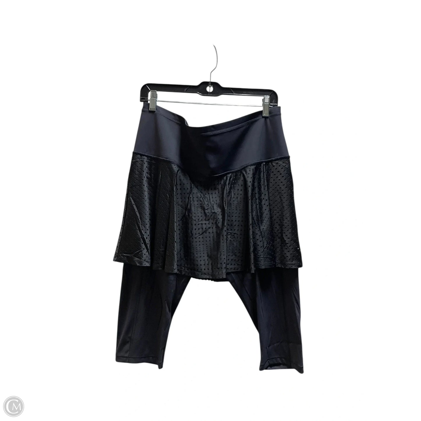 Athletic Capris By Athleta In Black, Size: 1x