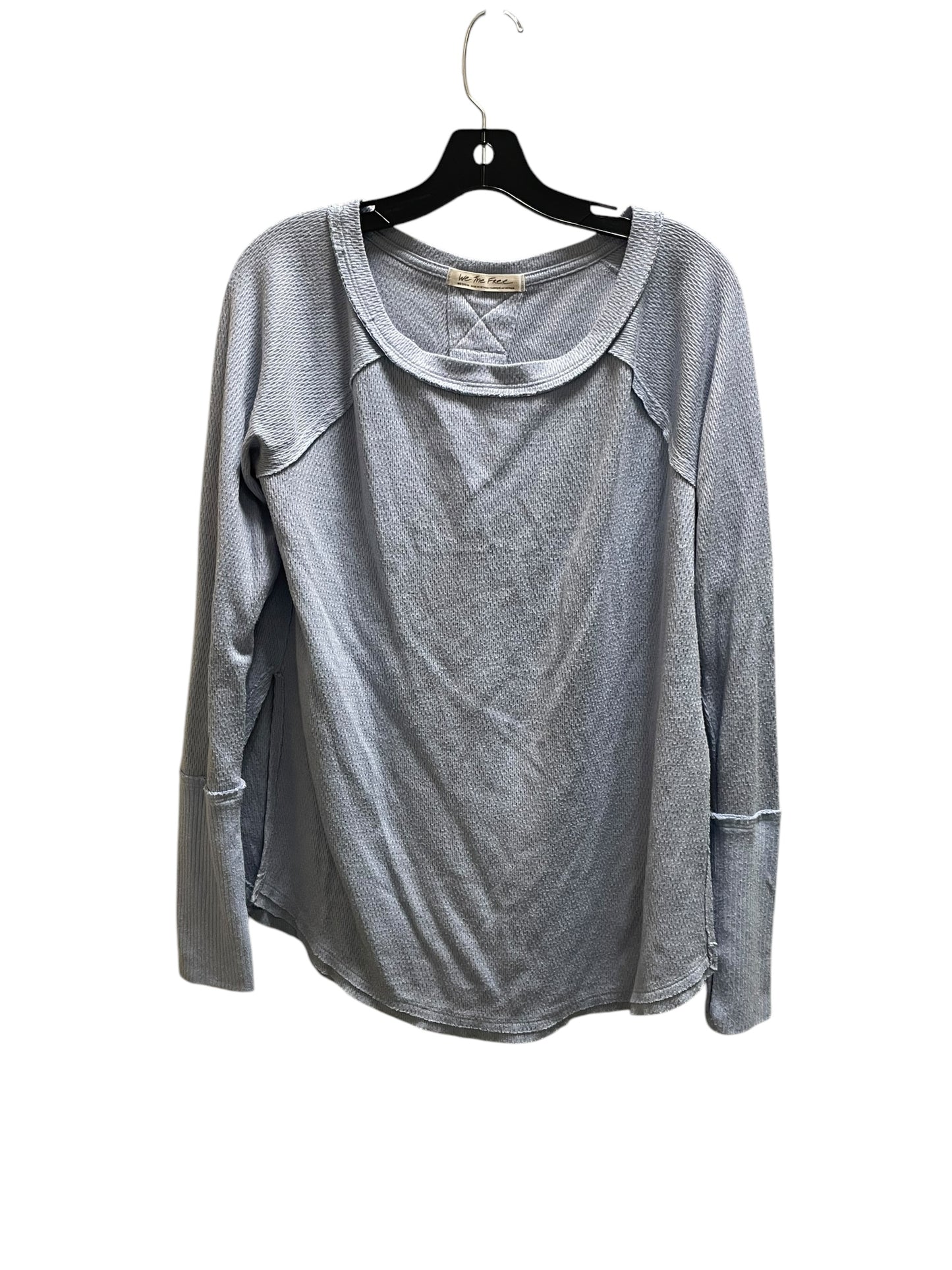 Top Long Sleeve By We The Free In Blue, Size: M