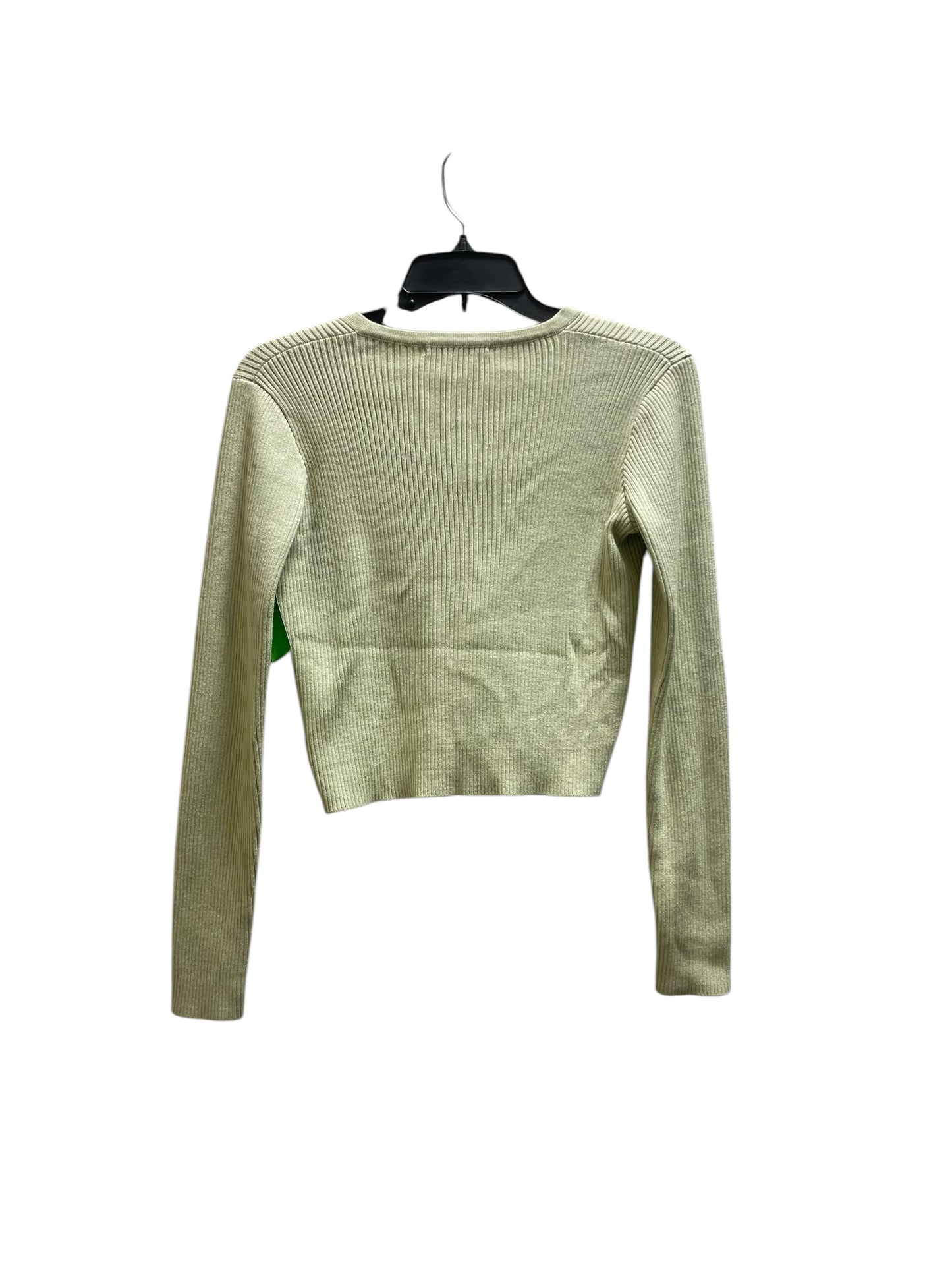 Top Long Sleeve By Brandy Melville In Green, Size: S