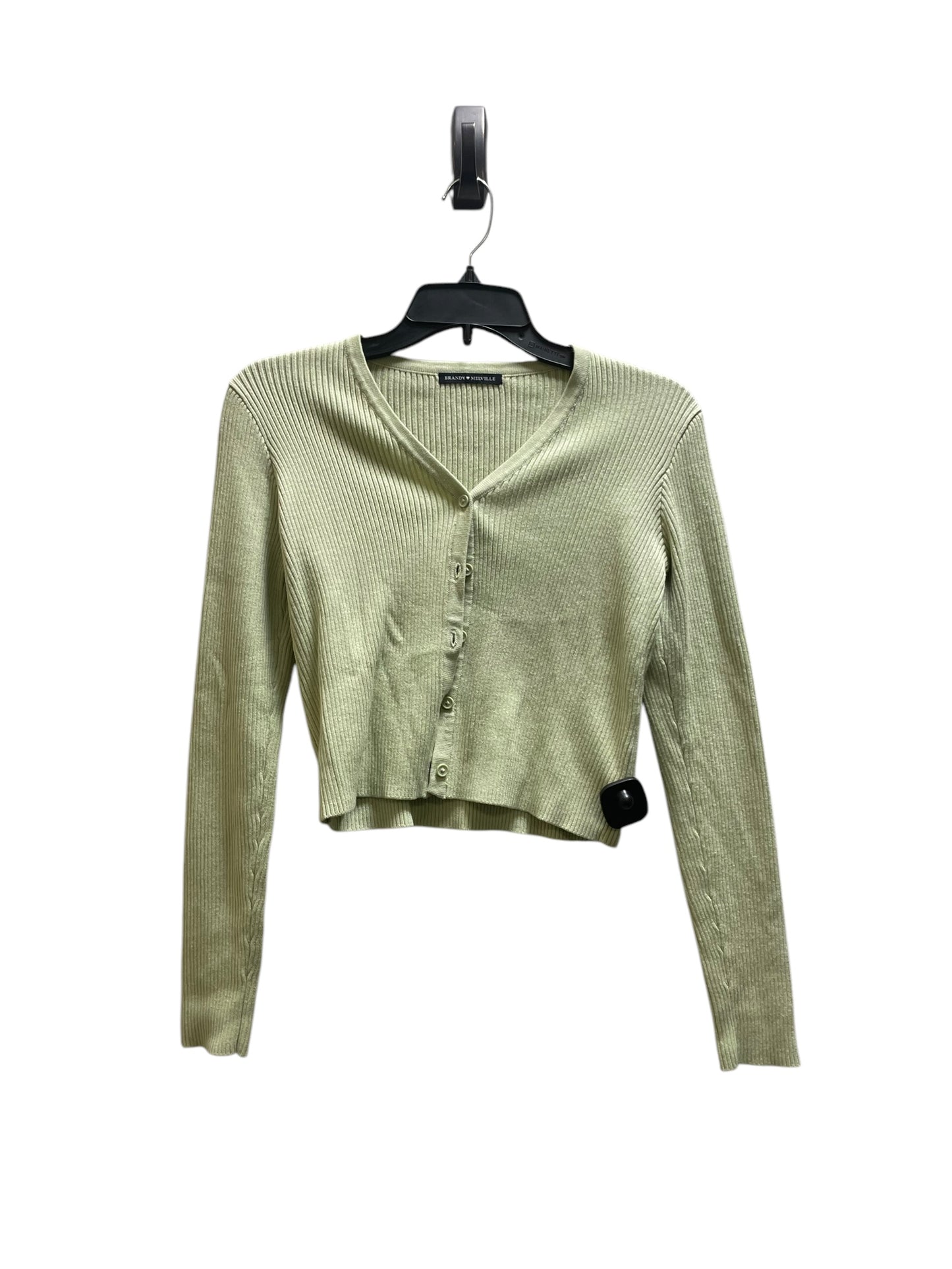 Top Long Sleeve By Brandy Melville In Green, Size: S