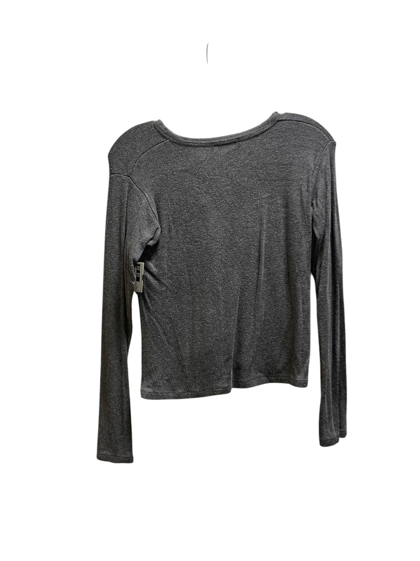 Top Long Sleeve By Brandy Melville In Grey, Size: S