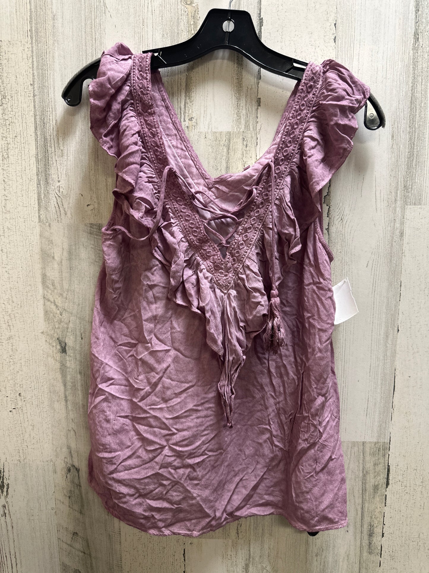 Purple Top Sleeveless Entro, Size S