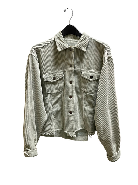 Jacket Denim By Pol In Green, Size: L