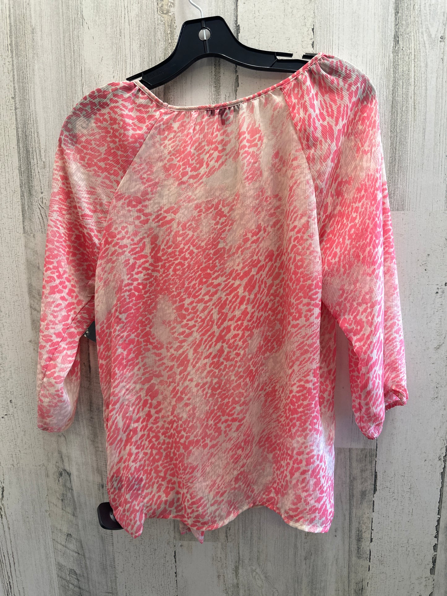 Pink Top Short Sleeve Express, Size S