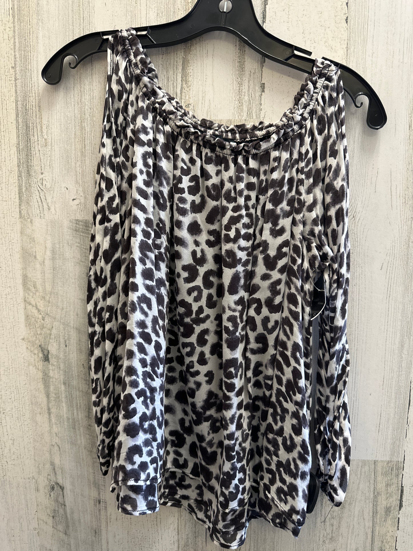 Animal Print Top Short Sleeve Sanctuary, Size S