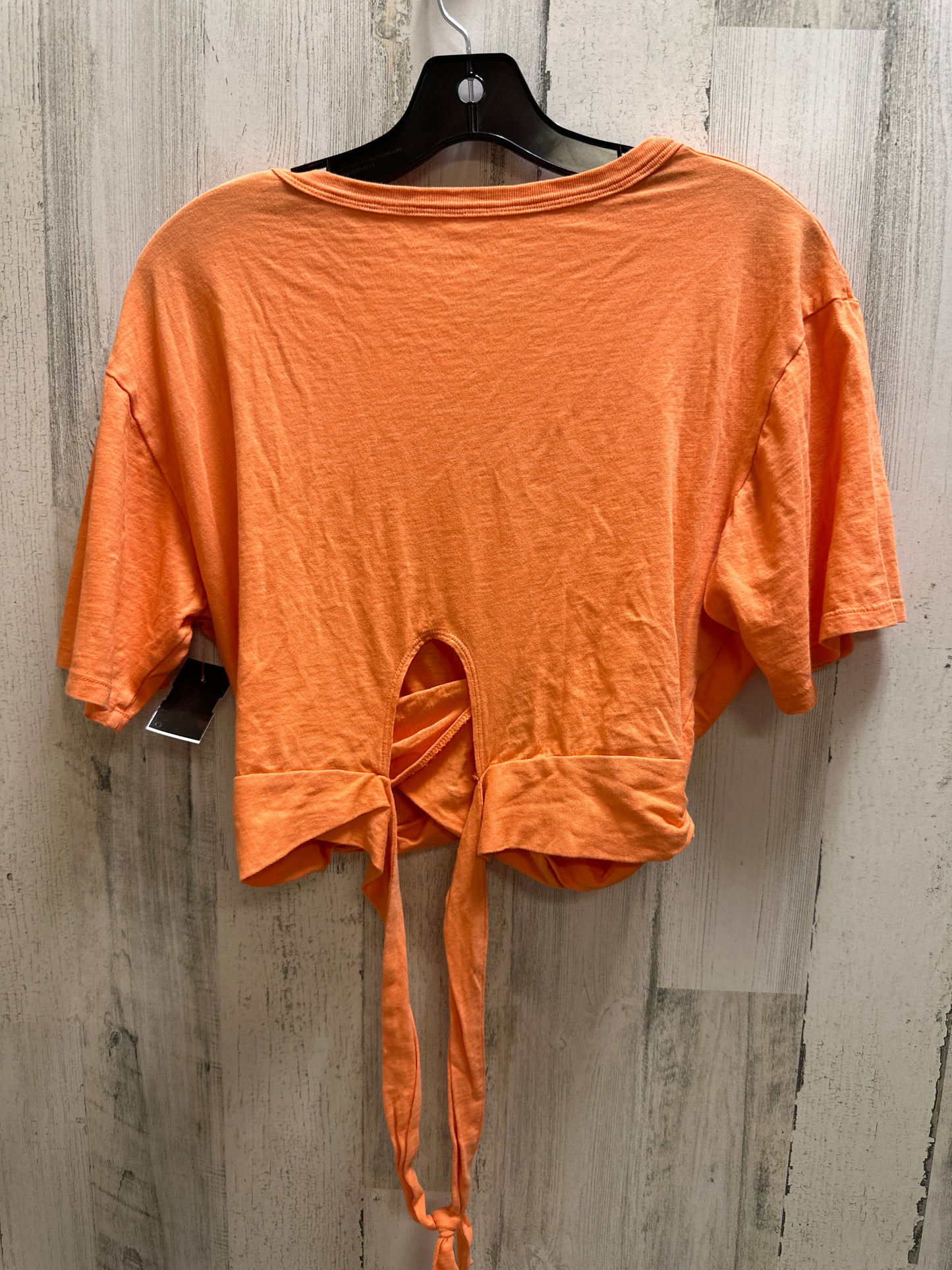 Orange Top Short Sleeve Aerie, Size M