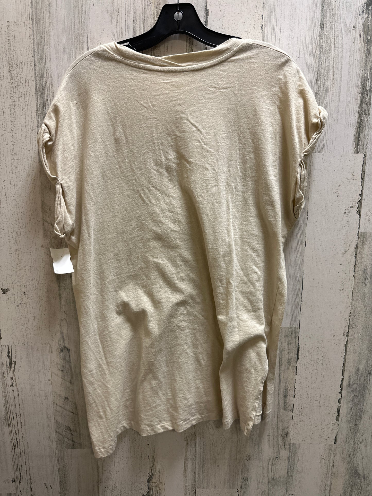 Cream Top Short Sleeve Aerie, Size S