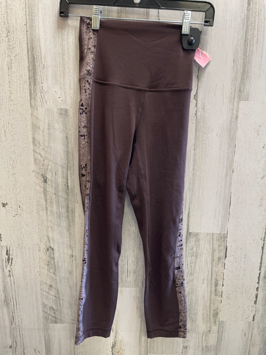 Athletic Leggings By Lululemon In Brown, Size: 2