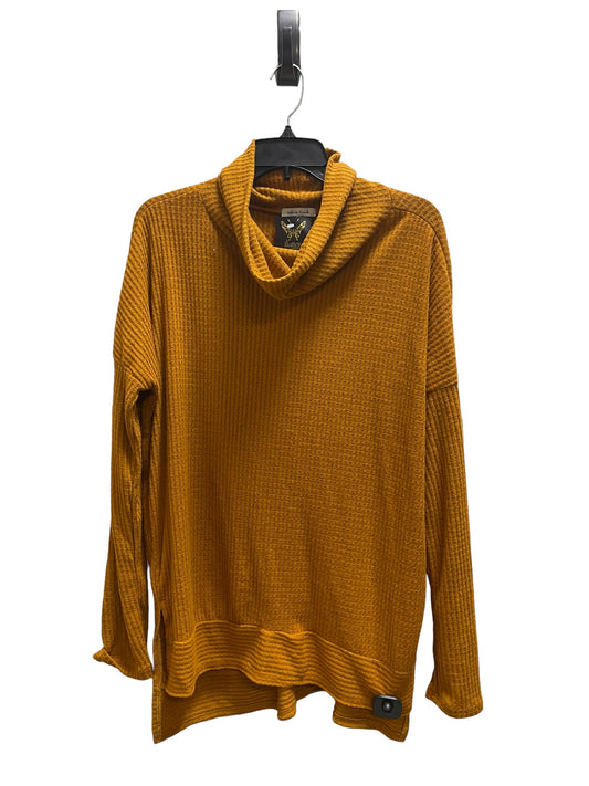 Top Long Sleeve By White Birch In Orange, Size: S