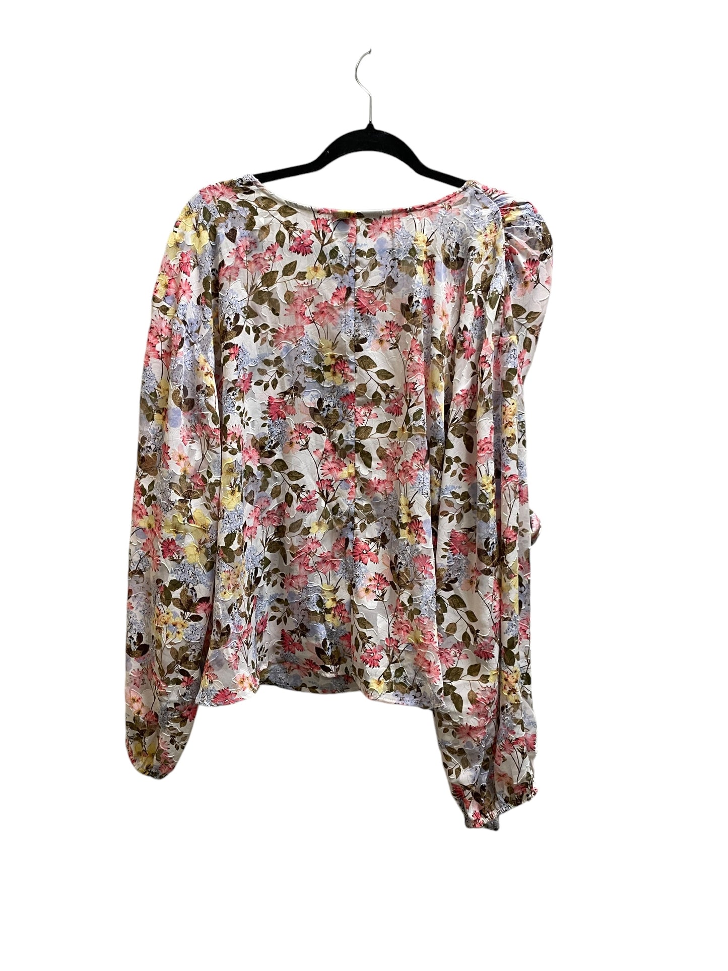 Top Long Sleeve By Lane Bryant In Floral Print, Size: 2x