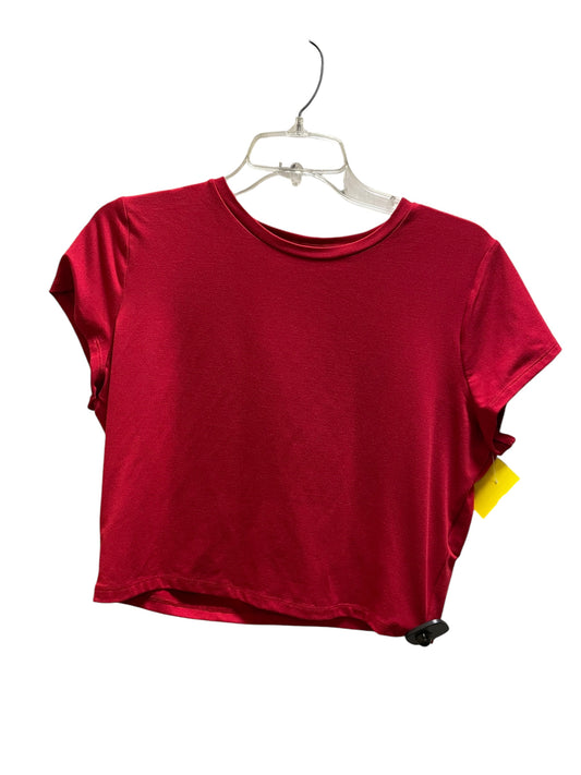 Top Short Sleeve By Hollister In Red, Size: Xl