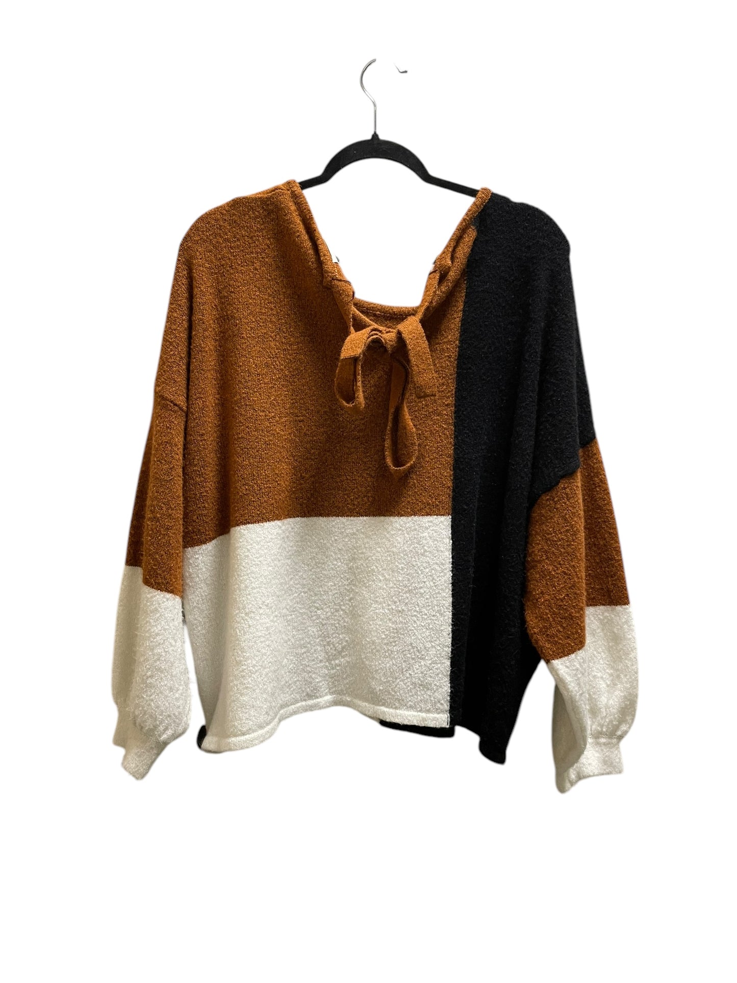 Sweater By Blu Pepper In Brown, Size: M