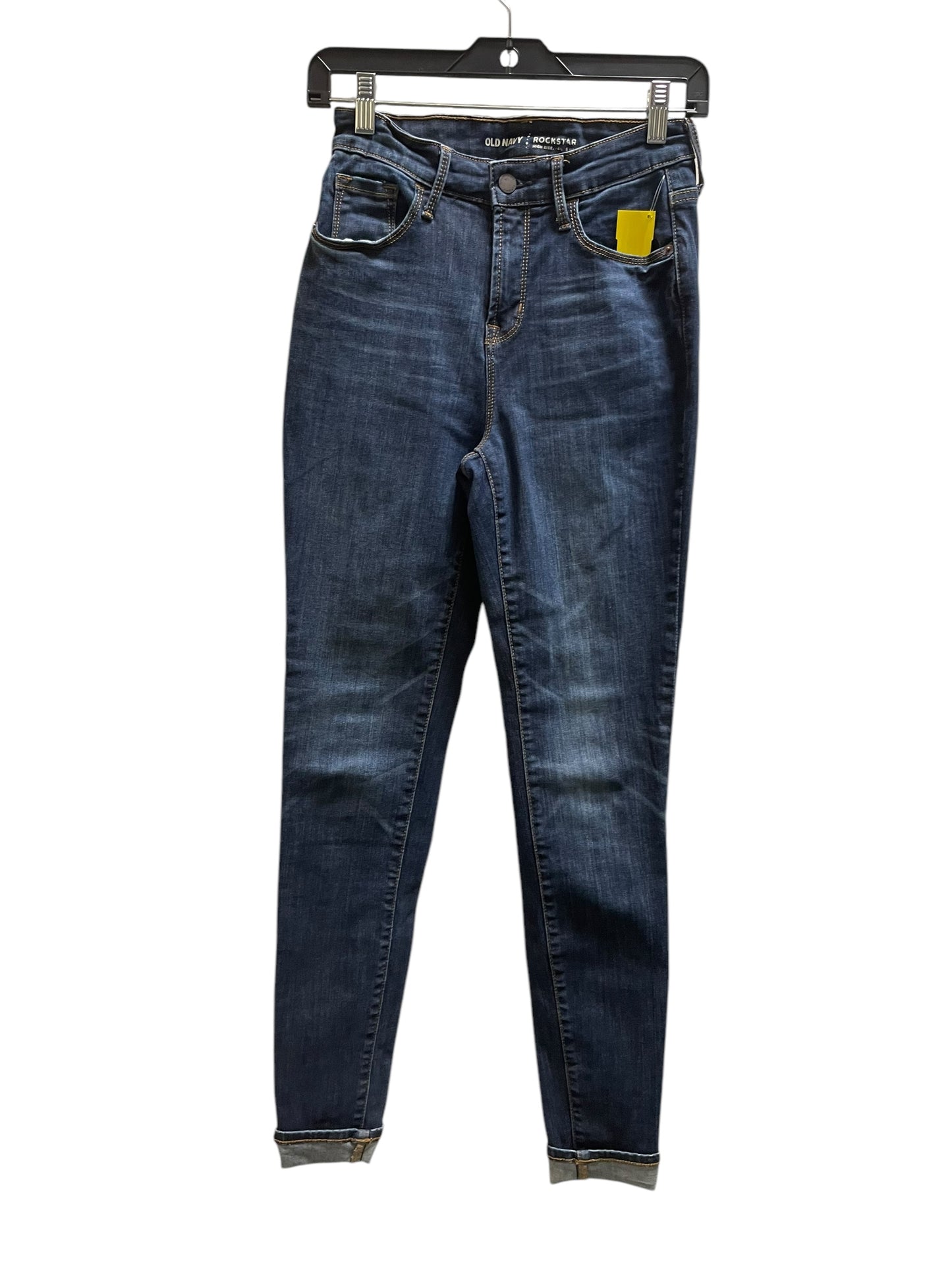 Jeans Skinny By Old Navy In Blue Denim, Size: 4