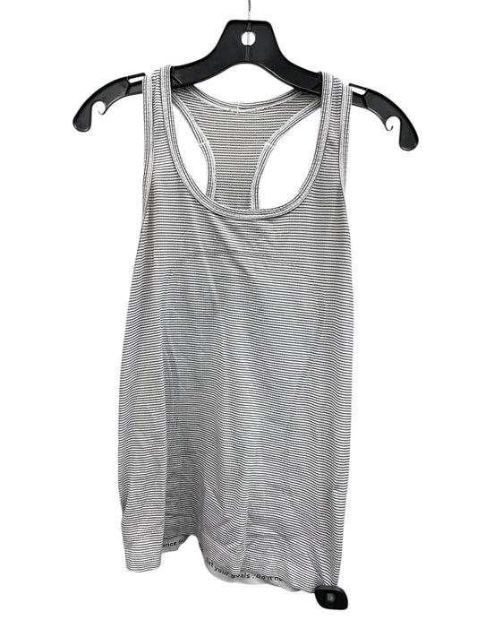 Athletic Tank Top By Lululemon In Striped Pattern, Size: 4