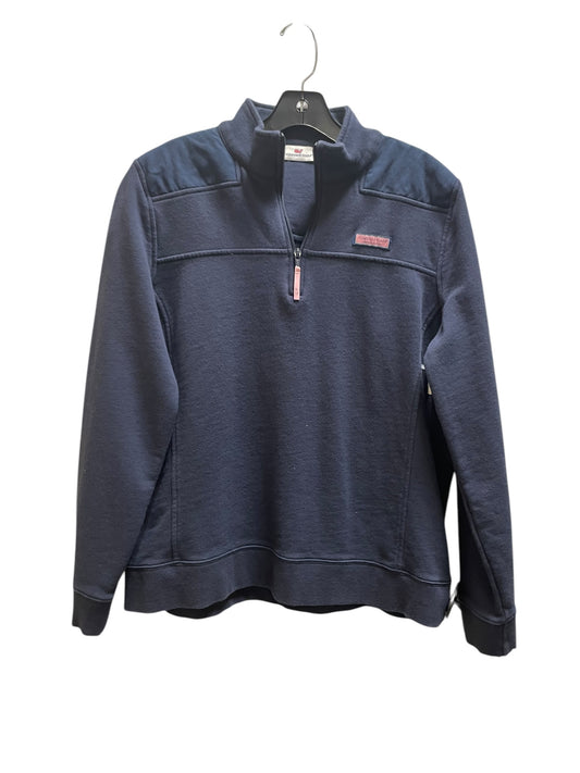 Sweatshirt Collar By Vineyard Vines In Blue, Size: S